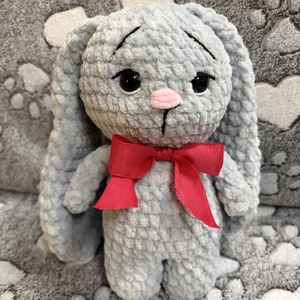 Horgolt nyuszi - játék & sport - plüssállat & játékfigura - nyuszi - Meska.hu