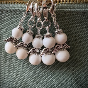 Kagylóhéj Angyalkás függő delfinkapoccsal, Táska & Tok, Kulcstartó & Táskadísz, Táskadísz, Ékszerkészítés, MESKA