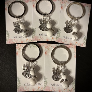 Howlit Angyalkás Kulcstartó, Táska & Tok, Kulcstartó & Táskadísz, Kulcstartó, Ékszerkészítés, MESKA