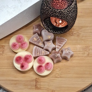 Epres süti, Cafe latte , Ajándékba csomagolva , Otthon & Életmód, Gyertya, illat, aroma, Illatviasz, Gyertya-, mécseskészítés, MESKA