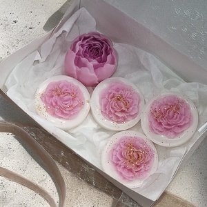 Illatviasz Kókuszos Magnólia Ajándékba csomagolva , Otthon & Életmód, Gyertya, illat, aroma, Illatviasz, Gyertya-, mécseskészítés, MESKA