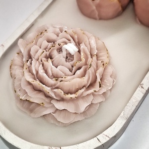 Vanília illatgyertya , gyertyatál - otthon & életmód - gyertya, illat, aroma - gyertya - Meska.hu