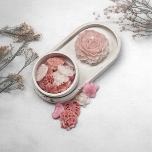 Gyertya és illatviasz szett kerámia tálban , Otthon & Életmód, Gyertya, illat, aroma, Illatviasz, Gyertya-, mécseskészítés, MESKA