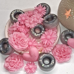 Orchidea Vanília illatú illatviasz díszdobozos ajándékcsomag - otthon & életmód - gyertya, illat, aroma - illatviasz - Meska.hu