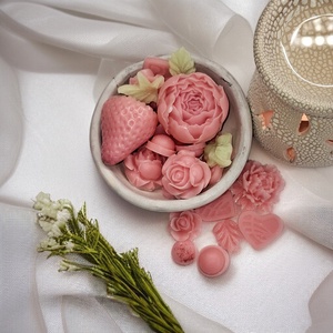 Eper pezsgő illatviasz , Otthon & Életmód, Gyertya, illat, aroma, Illatviasz, Gyertya-, mécseskészítés, MESKA