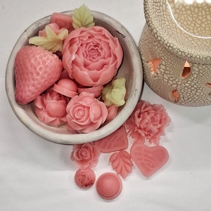 Eper pezsgő illatviasz  - otthon & életmód - gyertya, illat, aroma - illatviasz - Meska.hu