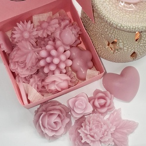 Trópusi Jázmin  illatú illatviasz díszdobozos ajándékcsomag - otthon & életmód - gyertya, illat, aroma - illatviasz - Meska.hu