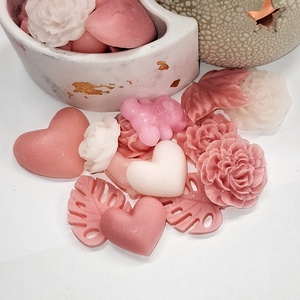 Illatviasz Cseresznye kókusz illat kerámia tálban  - otthon & életmód - gyertya, illat, aroma - illatviasz - Meska.hu