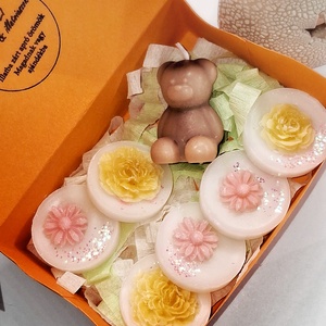 Citromvirág illatú illatviasz díszdobozos ajándékcsomag - otthon & életmód - gyertya, illat, aroma - illatviasz - Meska.hu