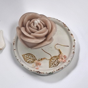 Orchidea illatú kényeztető mini ajándékcsomag nőknek ,  fülbevalóval - otthon & életmód - gyertya, illat, aroma - gyertya - Meska.hu