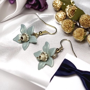 Orchidea illatú kényeztető mini ajándékcsomag nőknek ,  fülbevalóval - otthon & életmód - gyertya, illat, aroma - gyertya - Meska.hu