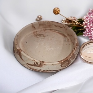 Egyedi ásvanyi alapú dekor tál 12 cm  - Meska.hu