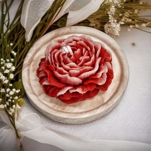 Eper illatgyertya  Valentin napi ajándék , Otthon & Életmód, Gyertya, illat, aroma, Gyertya, Gyertya-, mécseskészítés, MESKA