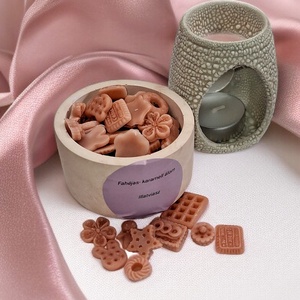 Fahéjas karamell illatviasz kerámia tálban , Otthon & Életmód, Gyertya, illat, aroma, Illatviasz, Gyertya-, mécseskészítés, MESKA