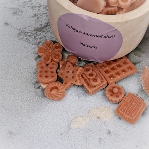 Fahéjas karamell illatviasz kerámia tálban  - otthon & életmód - gyertya, illat, aroma - illatviasz - Meska.hu