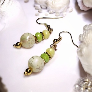 Citromos menta kényeztető ajándékbox nőknek ,  fülbevalóval - otthon & életmód - gyertya, illat, aroma - illatviasz - Meska.hu