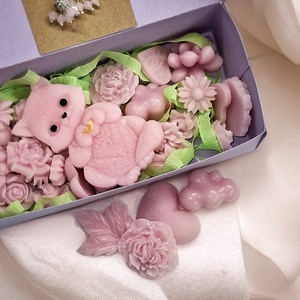 Ananász  Jázmin illatú kényeztető ajándékbox nőknek ,  fülbevalóval - otthon & életmód - gyertya, illat, aroma - illatviasz - Meska.hu