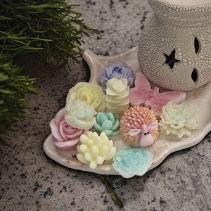 Tavaszi kert illatviasz Anyák napjára , Otthon & Életmód, Gyertya, illat, aroma, Illatviasz, Gyertya-, mécseskészítés, MESKA