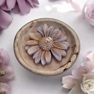 Nőnapi illatgyertya , gyertyatál, Otthon & Életmód, Gyertya, illat, aroma, Gyertya, Gyertya-, mécseskészítés, MESKA