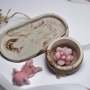 3 részes gyertya szett Nőnapra,  Anyák napjára  - otthon & életmód - gyertya, illat, aroma - gyertya - Meska.hu