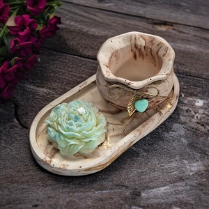 3 részes gyertya szett Nőnapra,  Anyák napjára , Otthon & Életmód, Gyertya, illat, aroma, Gyertya, Gyertya-, mécseskészítés, MESKA