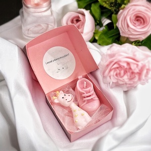 Bababejelentő ajándékszett, Baba - mama, Babaemlékek, Bababejelentők, Gyertya-, mécseskészítés, MESKA