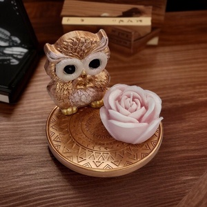 3 részes gyertya szett Nőnapra,  Anyák napjára  - otthon & életmód - dekoráció - asztal és polc dekoráció - dekorációs tál, tartó - Meska.hu