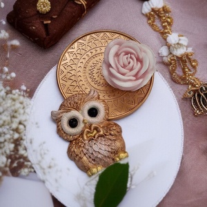 3 részes gyertya szett Nőnapra,  Anyák napjára  - otthon & életmód - dekoráció - asztal és polc dekoráció - dekorációs tál, tartó - Meska.hu