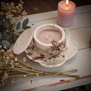 3 részes gyertya szett Nőnapra,  Anyák napjára , Otthon & Életmód, Dekoráció, Asztal és polc dekoráció, Dekorációs tál, tartó, Gyertya-, mécseskészítés, MESKA