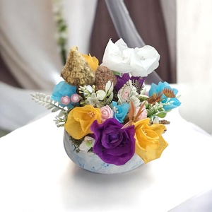 Virágoskert asztali dekoráció Nőnapra,  Anyák napjára  - Meska.hu