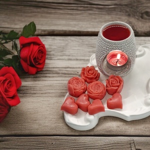  Love Illatviasz Rózsakert, Otthon & Életmód, Gyertya, illat, aroma, Illatviasz, Gyertya-, mécseskészítés, MESKA