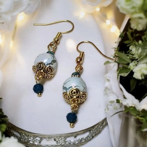 Fülbevaló díszdobozban személyes üzenettel - ékszer - fülbevaló - lógó fülbevaló - Meska.hu