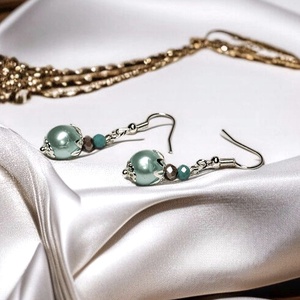 Fülbevaló díszdobozban személyes üzenettel - ékszer - fülbevaló - lógó fülbevaló - Meska.hu