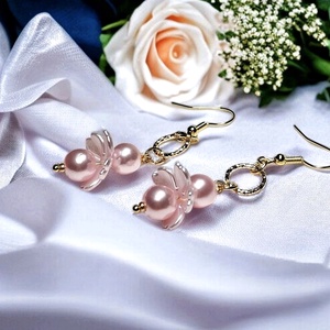 Fülbevaló díszdobozban személyes üzenettel - ékszer - fülbevaló - lógó fülbevaló - Meska.hu