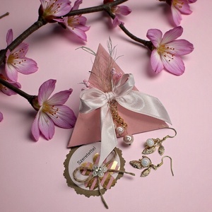 Fülbevaló díszdobozban személyes üzenettel - Meska.hu