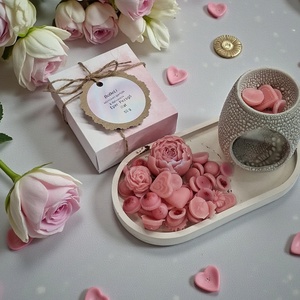 Eper pezsgő illatviasz , Otthon & Életmód, Gyertya, illat, aroma, Illatviasz, Gyertya-, mécseskészítés, MESKA