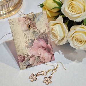 Fülbevaló dísztasakban , Ékszer, Fülbevaló, Lógó fülbevaló, Ékszerkészítés, MESKA