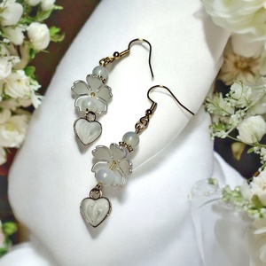 Ajándék nőknek � romantikus  fülbevaló elegáns dísztasakkal, Ékszer, Fülbevaló, Lógó fülbevaló, Ékszerkészítés, MESKA