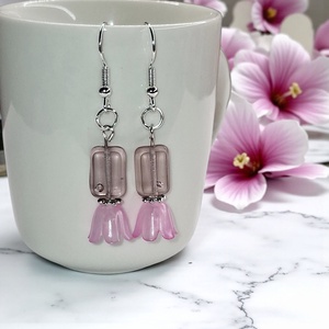 Ajándék nőknek � romantikus  fülbevaló elegáns dísztasakkal - ékszer - fülbevaló - lógó fülbevaló - Meska.hu