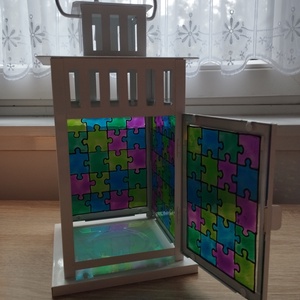 Lámpás - Puzzle - otthon & életmód - dekoráció - dísztárgy - Meska.hu