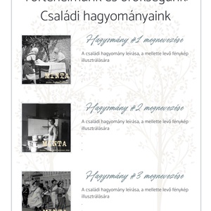 Emlékezzünk Halottak napján... - családfa összeállítás sablon - művészet - grafika & illusztráció - digitális - Meska.hu