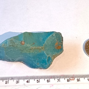 Leland blue stone, békebeli kohóüveg a Monarchiából, türkiz kő, kreatív célokra #2 - Meska.hu