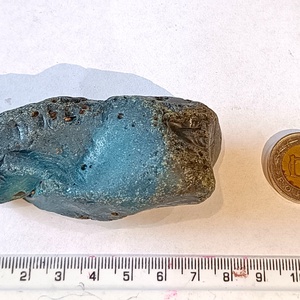 Leland blue stone, békebeli kohóüveg a Monarchiából, türkiz kő, kreatív célokra #3 - Meska.hu