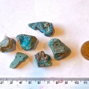 Leland blue stone, békebeli kohóüveg a Monarchiából, türkiz kő, kreatív célokra #5 - Meska.hu