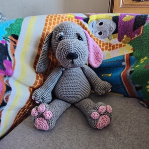 Horgolt amigurumi kutyus, Játék & Sport, Plüssállat & Játékfigura, Kutya, Horgolás, MESKA