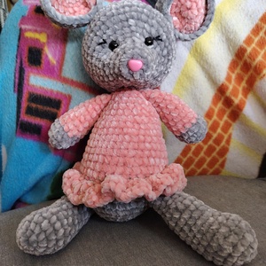 Egérke, Játék & Sport, Plüssállat & Játékfigura, Egér, Horgolás, MESKA