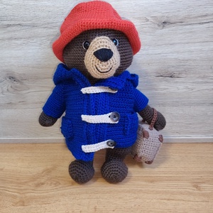 Paddington horgolt figura , Játék & Sport, Plüssállat & Játékfigura, Plüss mesefigurák, Horgolás, MESKA