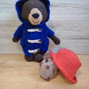 Paddington horgolt figura  - játék & sport - plüssállat & játékfigura - plüss mesefigurák - Meska.hu