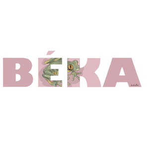 Pamut póló BÉKA felirattal - ruha & divat - férfi ruha - póló - Meska.hu