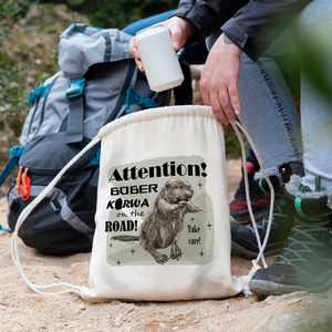 Pamut tornazsák vicces Bober krva grafikával, Táska & Tok, Hátizsák, Tornazsák, Gymbag, Mindenmás, MESKA